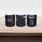 Personalized Melbourne Storm Ceramic Mug Graffiti Grunge Abstract Urban Street Style Design