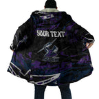 Personalized Melbourne Storm Cloak Graffiti Grunge Abstract Urban Street Style Design