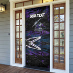 Personalized Melbourne Storm Door Cover Graffiti Grunge Abstract Urban Street Style Design