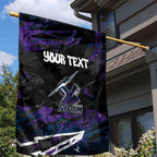 Personalized Melbourne Storm Garden Flag Graffiti Grunge Abstract Urban Street Style Design