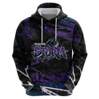 Personalized Melbourne Storm Hoodie Graffiti Grunge Abstract Urban Street Style Design
