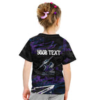 Personalized Melbourne Storm Kid T Shirt Graffiti Grunge Abstract Urban Street Style Design
