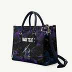 Personalized Melbourne Storm Leather Bag Graffiti Grunge Abstract Urban Street Style Design