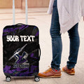 Personalized Melbourne Storm Luggage Cover Graffiti Grunge Abstract Urban Street Style Design