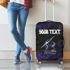 Personalized Melbourne Storm Luggage Cover Graffiti Grunge Abstract Urban Street Style Design