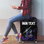 Personalized Melbourne Storm Luggage Cover Graffiti Grunge Abstract Urban Street Style Design