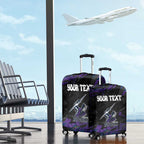 Personalized Melbourne Storm Luggage Cover Graffiti Grunge Abstract Urban Street Style Design