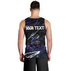 Personalized Melbourne Storm Men Tank Top Graffiti Grunge Abstract Urban Street Style Design