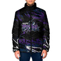 Personalized Melbourne Storm Padded Jacket Graffiti Grunge Abstract Urban Street Style Design