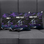 Personalized Melbourne Storm Pillow Cover Graffiti Grunge Abstract Urban Street Style Design