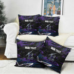 Personalized Melbourne Storm Pillow Cover Graffiti Grunge Abstract Urban Street Style Design