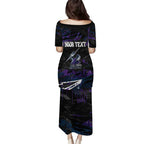 Personalized Melbourne Storm Puletasi Graffiti Grunge Abstract Urban Street Style Design