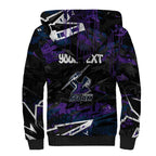 Personalized Melbourne Storm Sherpa Hoodie Graffiti Grunge Abstract Urban Street Style Design