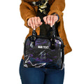 Personalized Melbourne Storm Shoulder Handbag Graffiti Grunge Abstract Urban Street Style Design