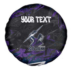 Personalized Melbourne Storm Spare Tire Cover Graffiti Grunge Abstract Urban Street Style Design