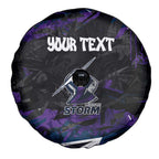 Personalized Melbourne Storm Spare Tire Cover Graffiti Grunge Abstract Urban Street Style Design