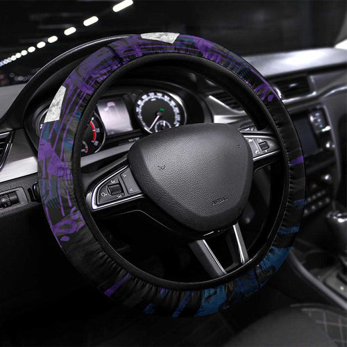 Melbourne Storm Steering Wheel Cover Graffiti Grunge Abstract Urban Street Style Design