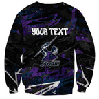 Personalized Melbourne Storm Sweatshirt Graffiti Grunge Abstract Urban Street Style Design