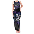 Personalized Melbourne Storm Tank Maxi Dress Graffiti Grunge Abstract Urban Street Style Design