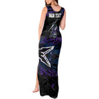 Personalized Melbourne Storm Tank Maxi Dress Graffiti Grunge Abstract Urban Street Style Design