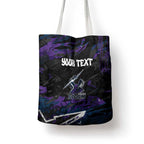 Personalized Melbourne Storm Tote Bag Graffiti Grunge Abstract Urban Street Style Design