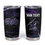 Personalized Melbourne Storm Tumbler Cup Graffiti Grunge Abstract Urban Street Style Design