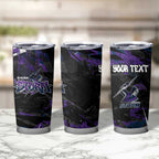 Personalized Melbourne Storm Tumbler Cup Graffiti Grunge Abstract Urban Street Style Design