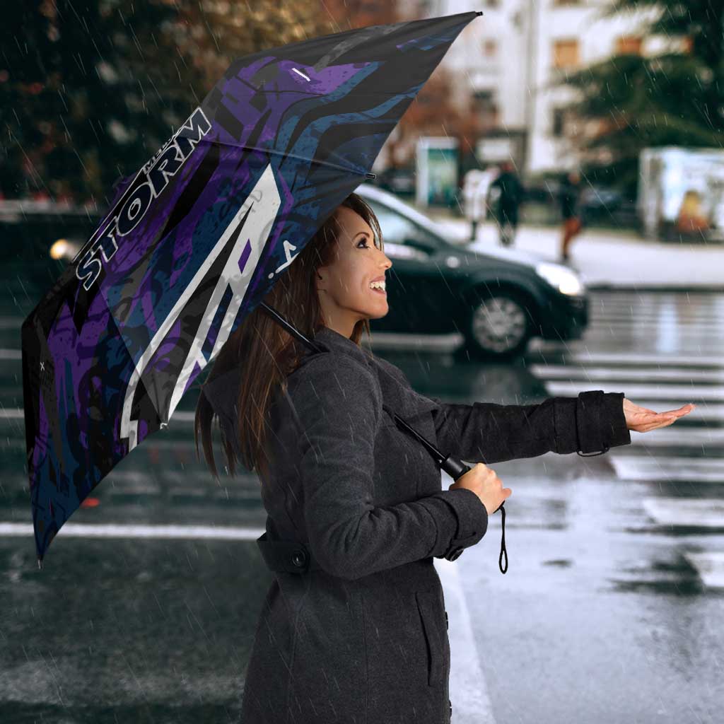 Personalized Melbourne Storm Umbrella Graffiti Grunge Abstract Urban Street Style Design