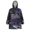 Personalized Melbourne Storm Wearable Blanket Hoodie Graffiti Grunge Abstract Urban Street Style Design