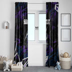 Personalized Melbourne Storm Window Curtain Graffiti Grunge Abstract Urban Street Style Design