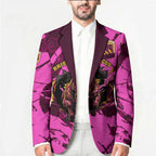 Personalised Brisbane Broncos Blazer Fierce Horse Mascot In Pink Aboriginal Dot Art Style