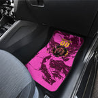 Personalised Brisbane Broncos Car Mats Fierce Horse Mascot In Pink Aboriginal Dot Art Style