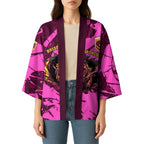 Personalised Brisbane Broncos Kimono Fierce Horse Mascot In Pink Aboriginal Dot Art Style