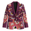 Personalised Brisbane Broncos Rugby Blazer Aboriginal Art Style Pink And Gold Patterned Graphics