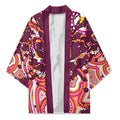 Personalised Brisbane Broncos Rugby Kimono Aboriginal Art Style Pink And Gold Patterned Graphics