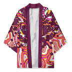 Personalised Brisbane Broncos Rugby Kimono Aboriginal Art Style Pink And Gold Patterned Graphics
