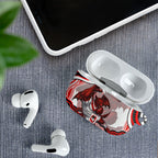 Personalized St George Illawarra Dragons AirPods Case Aboriginal Dot Art - Dreamtime Rugby Mascot