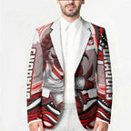 Personalized St George Illawarra Dragons Blazer Aboriginal Dot Art - Dreamtime Rugby Mascot