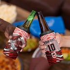 Personalized St George Illawarra Dragons 4 in 1 Can Cooler Tumbler Aboriginal Dot Art - Dreamtime Rugby Mascot