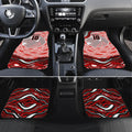 Personalized St George Illawarra Dragons Car Mats Aboriginal Dot Art - Dreamtime Rugby Mascot