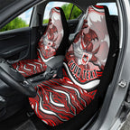 Personalized St George Illawarra Dragons Car Seat Cover Aboriginal Dot Art - Dreamtime Rugby Mascot
