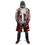 Personalized St George Illawarra Dragons Cloak Aboriginal Dot Art - Dreamtime Rugby Mascot