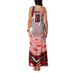 Personalized St George Illawarra Dragons Family Matching Tank Maxi Dress and Hawaiian Shirt Aboriginal Dot Art - Dreamtime Rugby Mascot