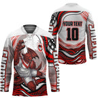 Personalized St George Illawarra Dragons Hockey Jersey Aboriginal Dot Art - Dreamtime Rugby Mascot