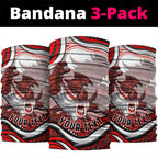 Personalized St George Illawarra Dragons Neck Gaiter Aboriginal Dot Art - Dreamtime Rugby Mascot