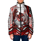 Personalized St George Illawarra Dragons Padded Jacket Aboriginal Dot Art - Dreamtime Rugby Mascot