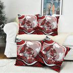 Personalized St George Illawarra Dragons Pillow Cover Aboriginal Dot Art - Dreamtime Rugby Mascot