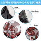Personalized St George Illawarra Dragons Spare Tire Cover Aboriginal Dot Art - Dreamtime Rugby Mascot
