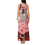 Personalized St George Illawarra Dragons Tank Maxi Dress Aboriginal Dot Art - Dreamtime Rugby Mascot