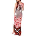 Personalized St George Illawarra Dragons Tank Maxi Dress Aboriginal Dot Art - Dreamtime Rugby Mascot